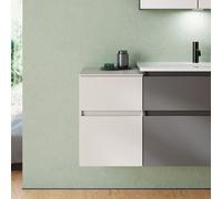 Burgbad Lin20 Meuble latéral, 2 tiroirs, USIS040F5352,