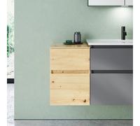 Burgbad Lin20 Meuble latéral, 2 tiroirs, USIS040F5353,