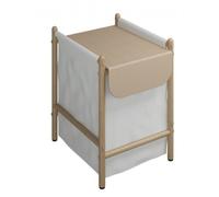 burgbad Mya collecteur à linge, largeur : 410mm, USZN041F3191, Couleur: Chêne Nature