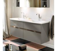 Burgbad Orell Meuble avec plan vasque, 2 tiroirs, SETI123F1692C0001,