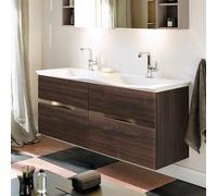 Burgbad Orell Meuble avec plan vasque, 2 tiroirs, SETI123F1716C0001,