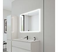 Burgbad RL20 Armoire de toilette, 2 portes, SPVL100F6947G0291,