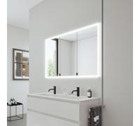 Burgbad RL20 Armoire de toilette, 3 portes, SPVL120RF6947G0291,