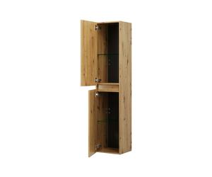 burgbad Rocio Armoire haute, 2 portes, charnières à droite et à gauche, 350x320x1600mm, HSRU035F6224, Couleur: Décor chêne Urban