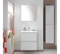 Burgbad Rocio Meuble avec vasque et armoire de toilette, SGYQ060RF6223,