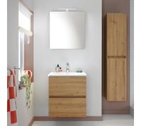 Burgbad Rocio Meuble avec vasque et armoire de toilette, SGYQ060RF6224,