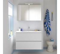 Burgbad Rocio Meuble avec vasque et armoire de toilette, SGYQ100F6223,