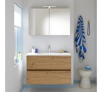 Burgbad Rocio Meuble avec vasque et armoire de toilette, SGYQ100F6224,