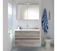 Burgbad Rocio Meuble avec vasque et armoire de toilette, SGYQ100F6225,