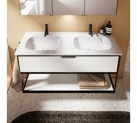 Burgbad Vry Meuble avec plan vasque, 1 tiroir, SGUL123F6019C0001G0253,