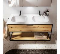 Burgbad Vry Meuble avec plan vasque, 1 tiroir, SGUL123F6020C0001G0253,