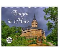 Burgen im Harz (Wandkalender 2026 DIN A3 quer), CALVENDO Monatskalender: Eine Auswahl der schönsten Burgen des Harzes