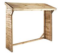 Abri bûches en bois traité OLBIA - Cerland