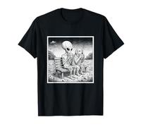 Burger Alien Dog Burger Scène étrange Alien Fiction T-Shirt