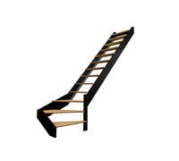Burger Escalier quart tournant en bois 13 marches + éclairage LED - Spectra - 3188