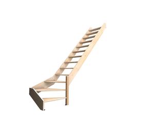 Burger Escalier quart tournant en bois de hêtre 13 marches - Nostra - 3194