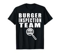 Burger Inspection Team Costume d'inspecteur de Burger T-Shirt