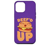 Burger Kawaii Beef'd Up, Motif Gourmand et Amusant Coque pour iPhone 12 Pro Max