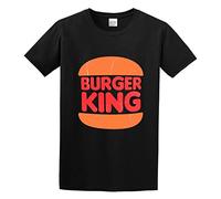 Burger King Throwback Worn Look Unisex 100% Cotton Short-Sleeve T-Shirts Black S