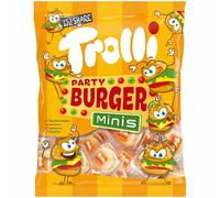 Burger Minis - 17x10g dans 1 sachet - délicieuses bonbons en forme de mini hamburgers, parfaites pour toutes les occasions gourmandes - Compatible avec Trolli - 170g