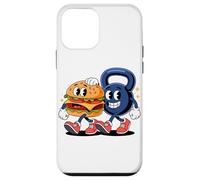 Burger Musculation Kettlebell Ami Fitness Fun Coque pour iPhone 12 Mini