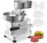 Burger-Patty-Maker SM® - 150 mm/6 pouces Machine à galette de bœuf pour hamburger - Robuste presse à burger à bol en acier inoxydable de qualité alimentaire, machine à façonner la viande de cuisine av