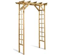 Burger Pergola Double Droite en Bois Passiflore