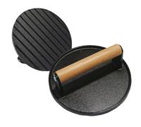 Burger Press, Utilitaire Multi-scénario, 17,5 X 6,5 Cm, Fournitures De Cuisine De Camping, Outils De Grillon De Hayon, Conception De Surfaces De Pressage Plat, Pour Les Barbecues, Les Pique-niques, Le