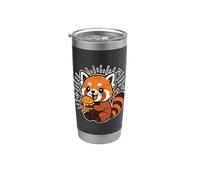 Burger Red Panda Sparkle Kawaii Gobelet isotherme en acier inoxydable double paroi