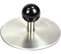 Burger Smasher - presse à burger méga solide en acier inoxydable, soudée à la main pour plancha et plaque de cuisson | Burger patties directement sur la plaque de cuisson