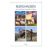 Burghausen, eine historische Stadt im Fokus (Tischkalender 2026 DIN A5 hoch), CALVENDO Monatskalender: Die Stadt an der Salzach hat viele Facetten.