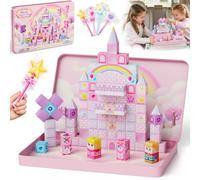 burgkidz 100-Pièces Blocs magnétiques Jouets: Voyage pour Filles dès 3 Ans