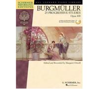 Burgmuller - 25 Progressive Studies, Opus 100 Book/Online Audio