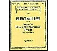 Burgmuller - Twenty-Five Easy And Progressive Studies, Op. 100 Piano Method For Intermediate Players Schirmer Library Of Musical Classics Sheet Music For Small Hands