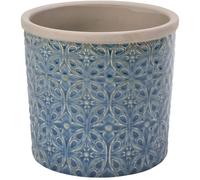 Burgon & Ball Pot de Fleurs "Porto", Bleu - Ø 16cm