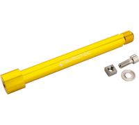 Burgtec Axe traversant pour fourches Fox Racing Shox Boost 2021+ jaune