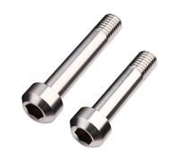 Burgtec Boulons de fixation d’amortisseur en titane pour Santa Cruz - Set 1 gris