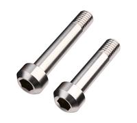 Burgtec Boulons de fixation d’amortisseur en titane pour Santa Cruz - Set 6 gris