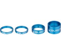 Burgtec Kit d'Entretoises pour Potences bleue universal