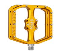 Paires de pedales plates burgtec penthouse flat mk5 b rage edition pedals bullion gold or