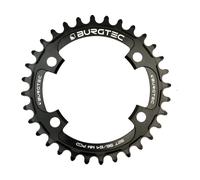 Burgtec Plateau 96/64 mm PCD Thick Thin noir