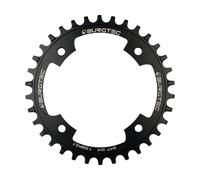 Burgtec Plateau E-Bike 104 mm BCD Outside Fit Acier Thick Thin noir