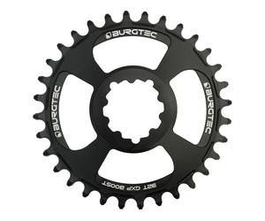 Burgtec Plateau Thick Thin avec décalage de 3 mm pour SRAM 3-Bolt noir