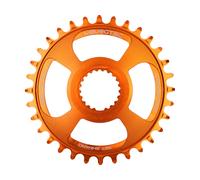 Burgtec Plateau Thick Thin pour Shimano DM M6100/M7100/M8100/M9100 orange