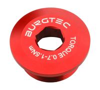 Burgtec Vis de manivelle pour Shimano Hollowtech II/moteur E-Bike rouge