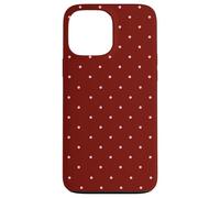 Burgundy and Pink Polka Dots Classic Polkadots Minimalist Coque pour iPhone 13 Pro Max