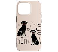 Burgundy Leopard Print Bow Trendy Girls Coquette Aesthetic Coque pour iPhone 16 Pro