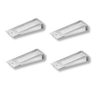 Burgwächter TKL mech 2010 T Lot de 4 butoirs de porte en plastique transparent 10 cm
