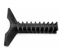 BURI 1 clip de fixation pour jardinière Corsica Flower Bridge - Pince de rechange - Support de balcon - Balustrade - Résistant aux intempéries - Résistant aux UV - En plastique - Fabriqué en Allemagne