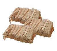 BURI 3X bois d'allumage séché en sac Bois d'allumage bois de conifères pin épicéa